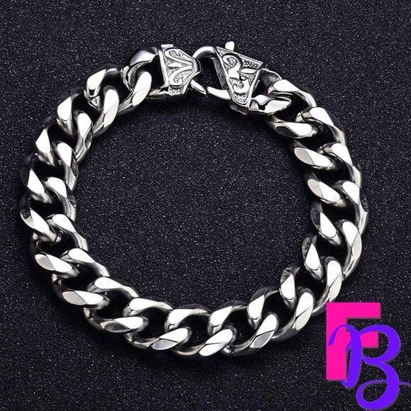 *NEW!* 12MM Miami Cuban Stainless Steel Bracelet - Picture 2 of 8